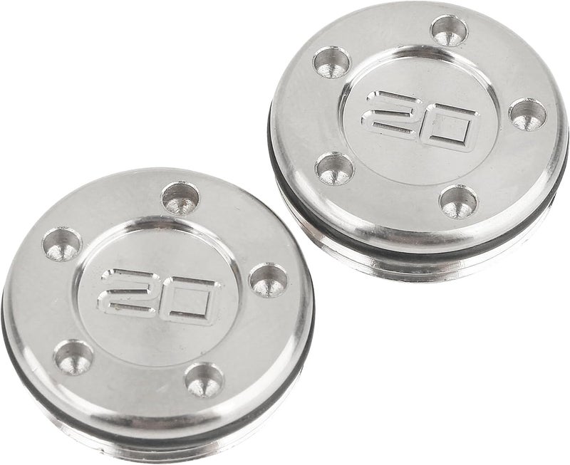 FoFoFo Golf Putter Weights Compatible with Scotty Cameron 2pcs 5g/10g/15g/20g/25g/30g/35g/40g/45g Compatible with Titleist Scotty Cameron Putter Newport Silver - Image 1